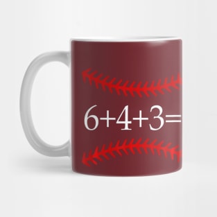 6 4 3 2 Baseball Math Cute Softball Game Mug